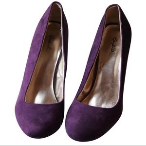 Plum purple heels